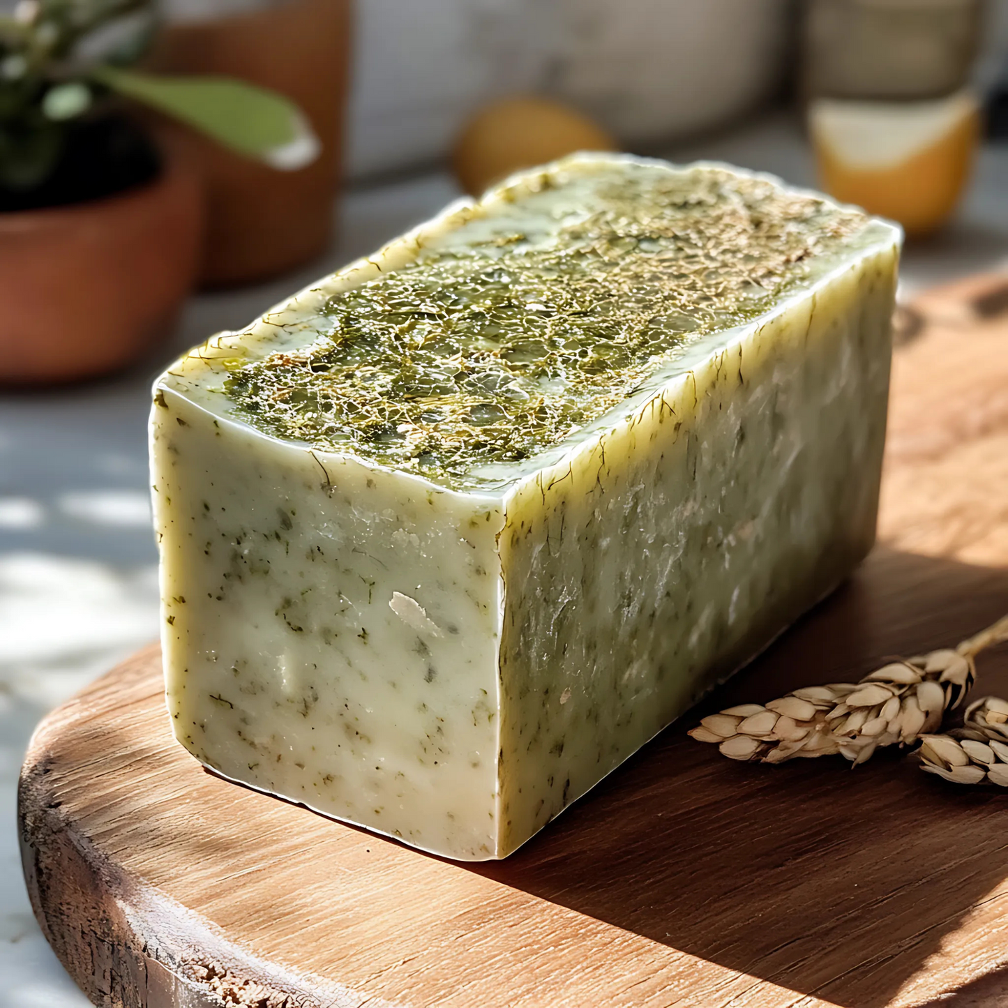 Moringa and Sea Moss Bergamot Soap Loaf – Natural Clean Bar