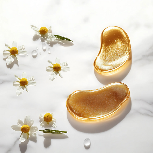 24k Gold Under Eye Gel Patches – Rejuvenate, Hydrate, and Brighten Your Eyes 2 pack