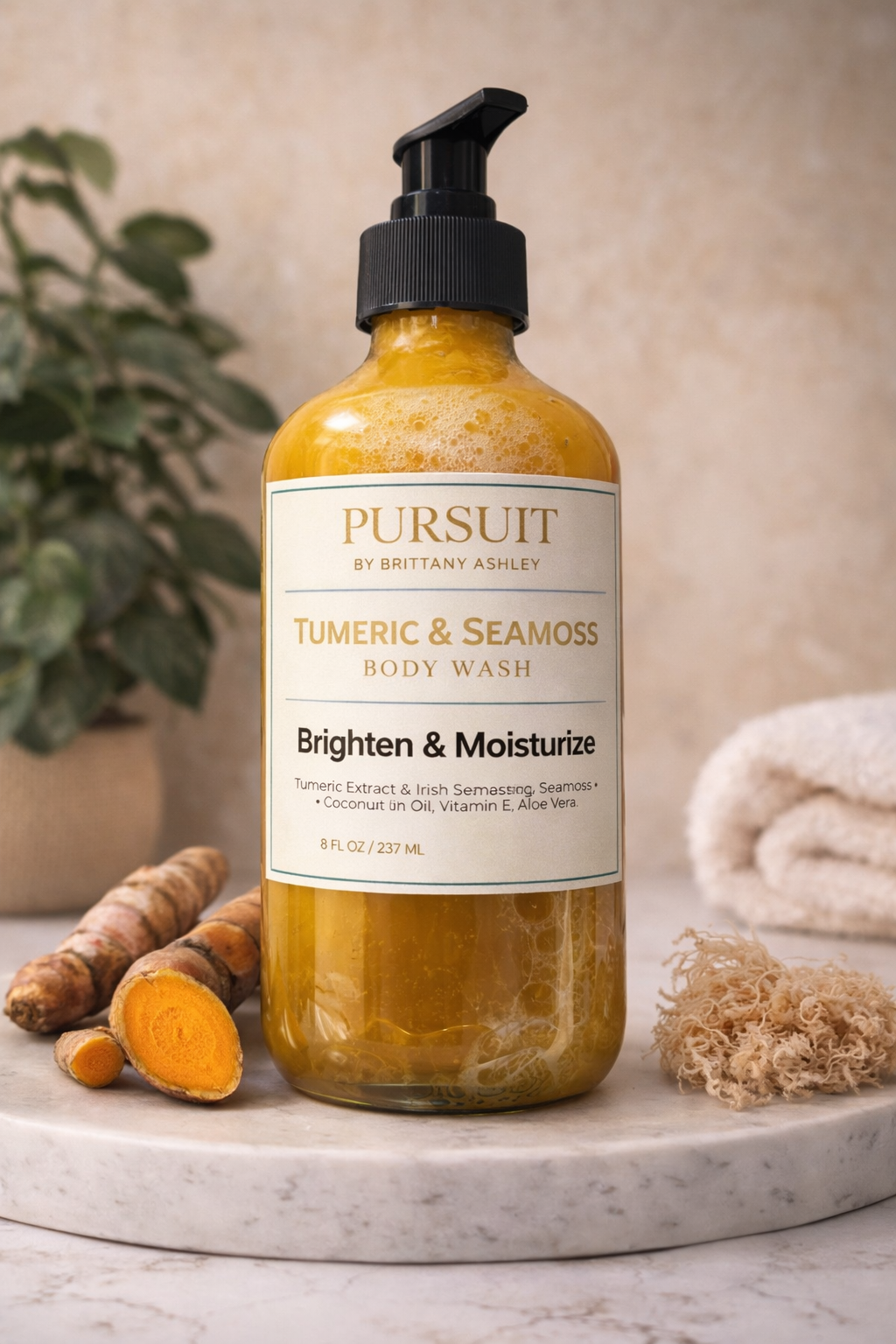 Turmeric & Seamoss Body Wash