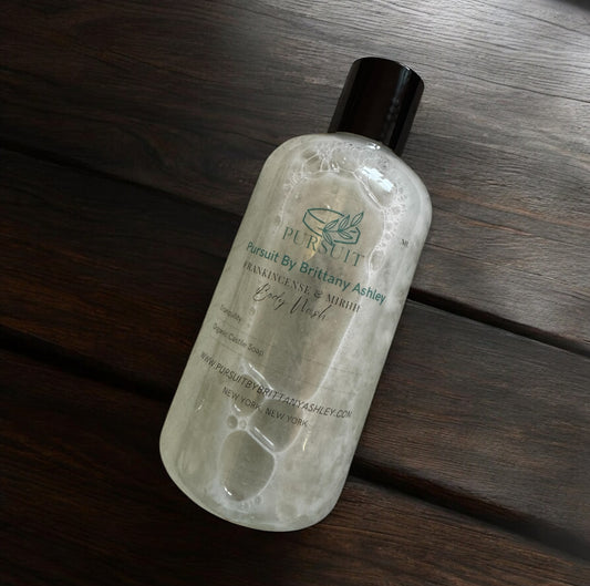 Frankincense & Myrhh Body Wash Castile Soap 8 oz