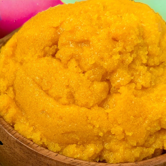 Turmeric, Sea Moss and Lemongrass Brightening Body Scrub 8 oz