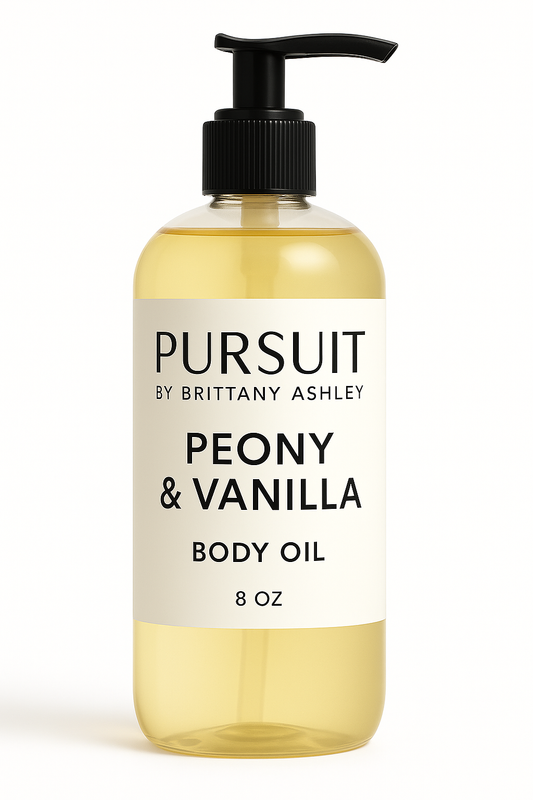 Peony & Vanilla Body Oil- 8 oz