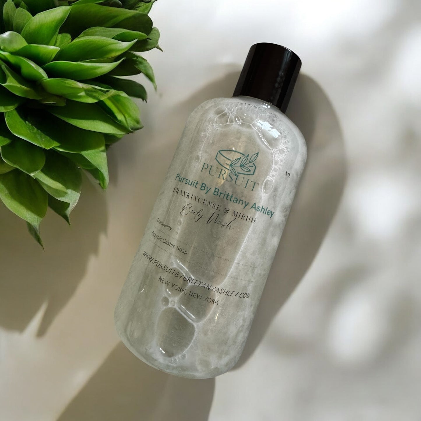 Frankincense & Myrhh Body Wash Castile Soap 8 oz