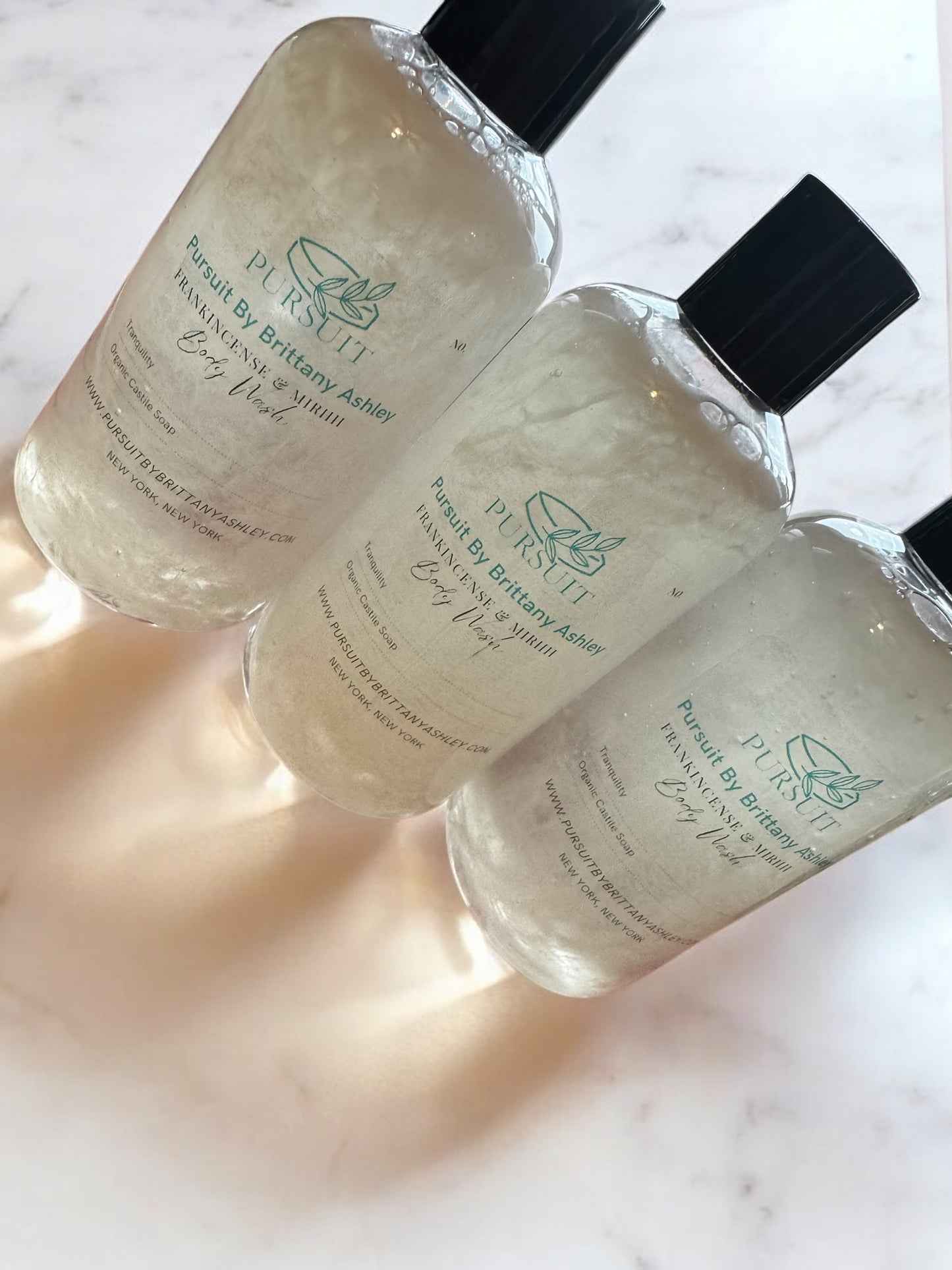 Frankincense & Myrhh Body Wash Castile Soap 8 oz